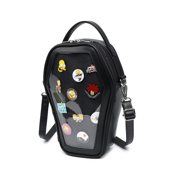 Ita Bag Backpack Gothic Coffin Shape Fashion Purses And Handbags Halloween Jk : - Picture 1 of 6